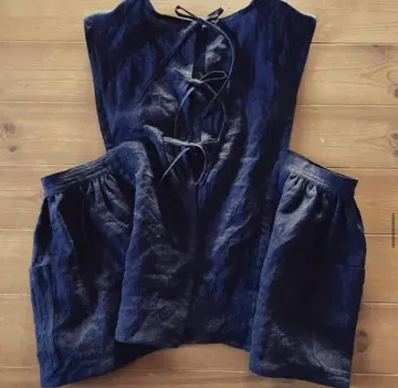 hortensia 오르텐시아 tablier gilet 린넨 작가