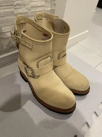 새상품급 26cm Red Wing 엔지니어 부츠 베이지