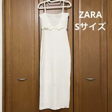 자수 니트 타이트 원피스 ZARA [ S 사이즈 ] 여름옷