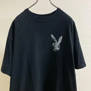 PLAYBOY 미국 빈티지 의류 백 프린트 빅 로고 박스 실루엣