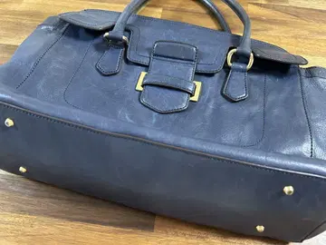 Sazaby 네이비 가죽 백