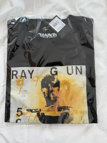 minedenim x raygun 로고 프린트 티 블랙 M