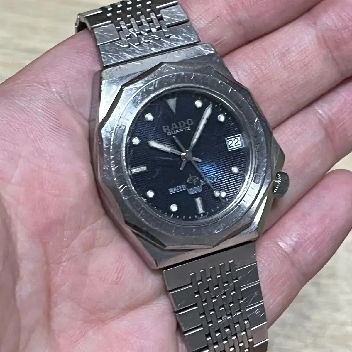 ヴィンテージ RADO(ラド ―) ウォーターシールド 36mm 青文字盤