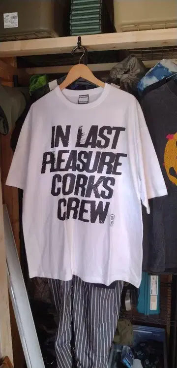 쿠로유메 CORKS CREW 티셔츠 화이트
