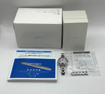 [ 작동품 ] SEIKO 1B21-0AP0 손목시계 전파 솔라 여성용