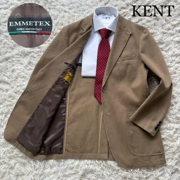 새상품급 KENT 코튼 자켓 이탈리아 원단 EMMETEX 브라운 XL