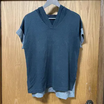 새상품급 ARTISAN 아티산 상의 반팔 후드 부착