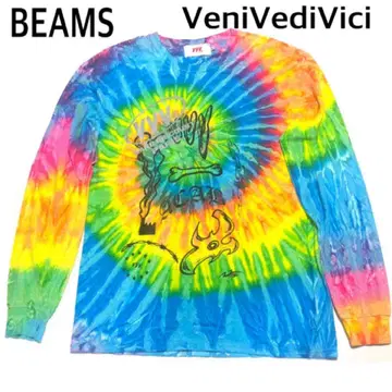 VVV venivedivici BEAMS 빔즈 롱T 다이 다이 페인트