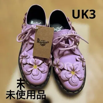 Dr. Martens 꽃 장식 레어 로퍼 핑크 미사용 uk3