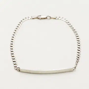 Vintage Made in Italy 925 ID 팔찌