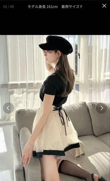 [ RESEXXY ] 도트 시어 숏팬츠 F 사이즈
