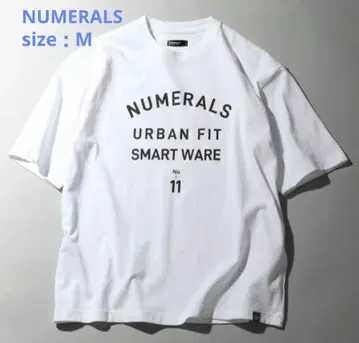 [새상품] NUMERALS 티셔츠 (mens size: M)