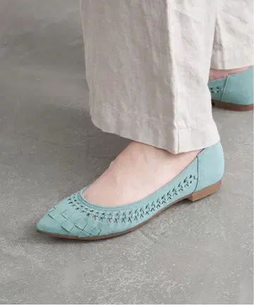 [컨디션 최상] LE TALON 포인티드 사시 메쉬 플랫 24cm