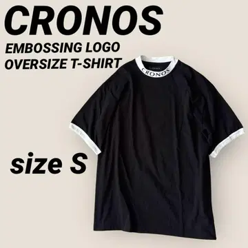 CRONOS EMBOSSING LOGO OVERSIZE T-SHIRT