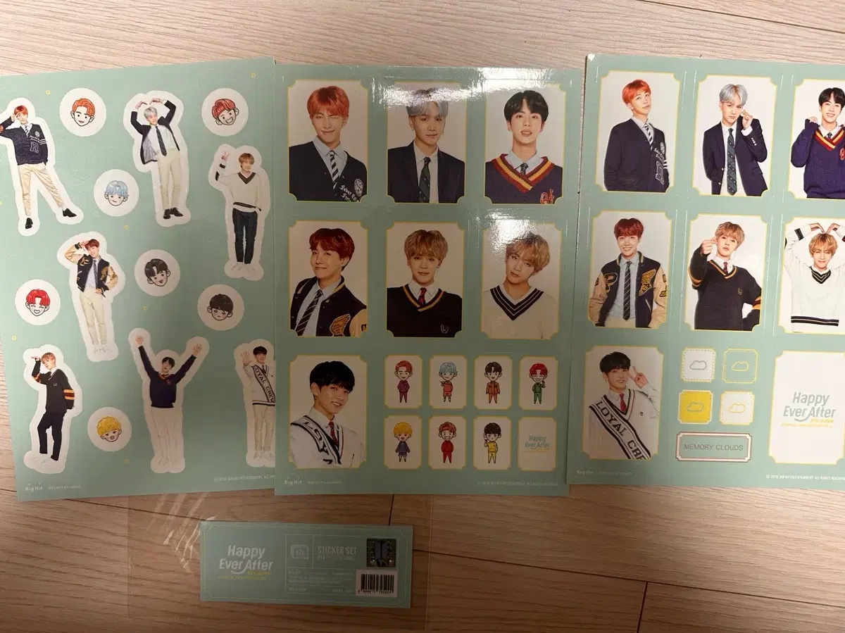BTS Japan Muster (Muster 4) Sticker Set