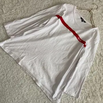 Desigual 티셔츠 화이트 XL LOVE 원포인트 돌려입기