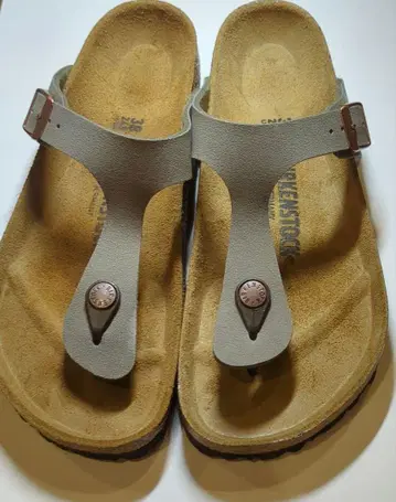 BIRKENSTOCK 기제 샌들 38(24.5) 그레이