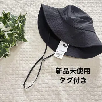택 포함 새상품 UNIQLO 유니클로 UV컷 햇 나일론 블랙