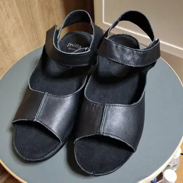 미라스포츠 블랙 샌들 3E 24cm