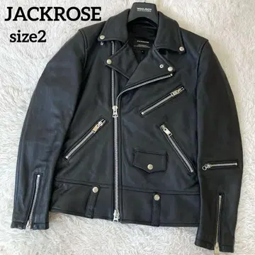 양가죽 JACKROSE 더블 라이더 가죽 자켓 블랙 램 가죽 2