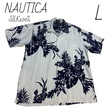 노티카 NAUTICA 알로하 셔츠 사이즈 L SILK 100%