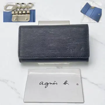 agnes b. 아녜스베 키케이스 로고 블랙 블루