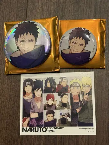 NARUTO 우치하 오비토 베이스 야드 도쿄 캔뱃지 특전 포함