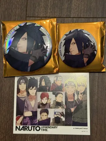 NARUTO 우치하 마다라 베이스야드 도쿄 캔뱃지 혜택 포함