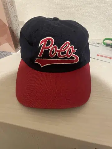 Polo Sport 네이비 레드 캡