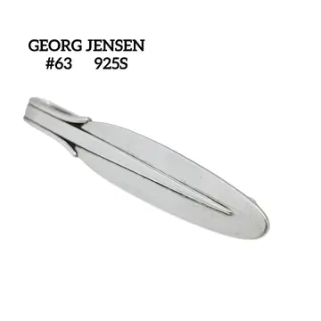 GEORG JENSEN 넥타이핀 #63 머니클립 925S