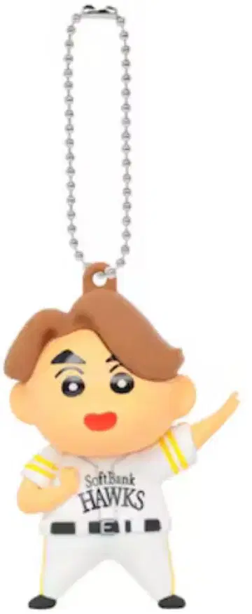 후쿠오카 소프트뱅크 호크스 짱구는 못말려 마스코트 키체인 슈토 우쿄