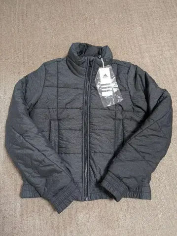 adidas 나일론 자켓 충전재 점퍼 숏 기장 미사용 새상품