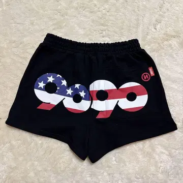 9090 LOGO AMERICAN MICRO SHORTS