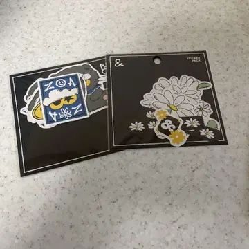ZO&FRIENDS popup 스티커 zoa a&ne 2종 세트