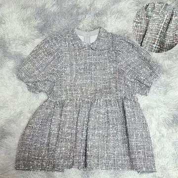 TWEED CLARISSE PEARL BUTTON TOPS 25SS
