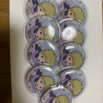 모브사이코100 가챠가챠 캔뱃지 하나자와 테루키