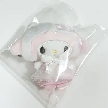 화이트 고양이 발레리나 시크릿 헤어 클립 마이멜로디 마이멜로디