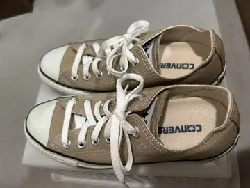 CONVERSE 컨버스 올스타 캔버스 스니커즈 베이지 로우컷