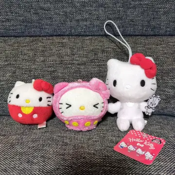 키티 봉제 인형 마스코트