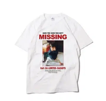 04 Limited Sazabys MISSING 티셔츠 L 사이즈