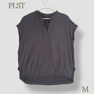 PLST 플라스테 M 사이즈 상의 블라우스 슬리브리스