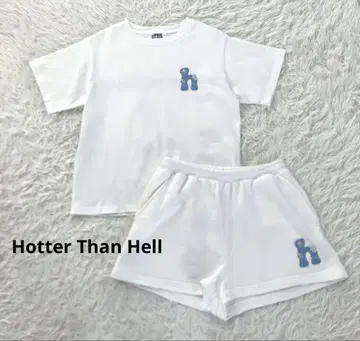 HTH 셋업 반팔 숏팬츠 화이트
