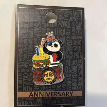 Hard Rock Cafe 14th Anniversary Pin