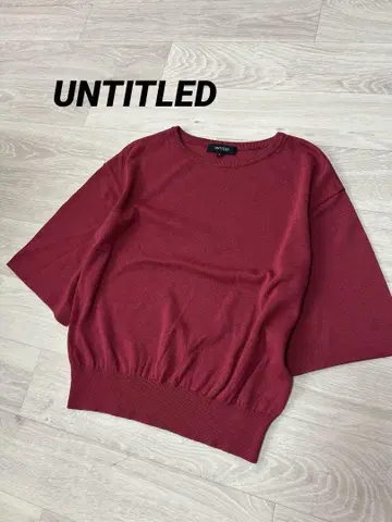 미사용 UNTITLED 언타이틀 반팔 니트 2