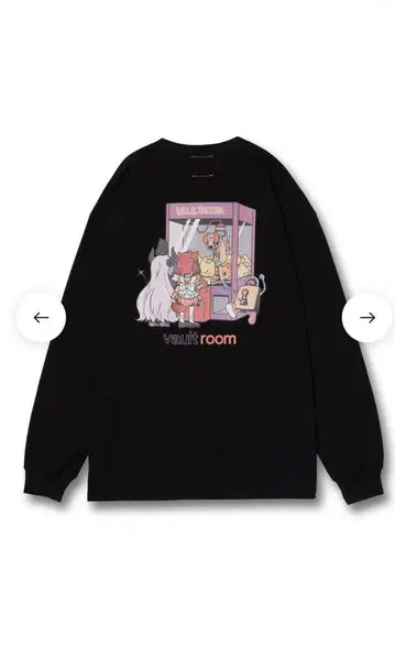 Vaultroom x LAPKARU L/S TEE / BLACK M