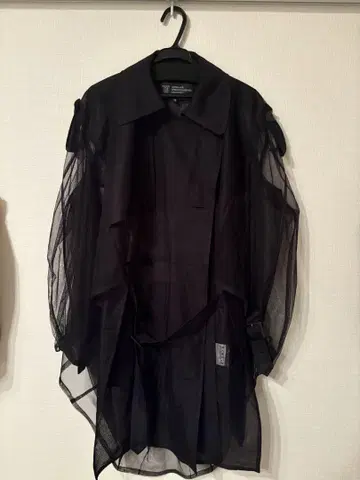 ANREALAGE TULLE CUBE TRENCH COAT