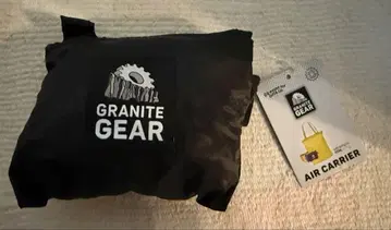 [미사용 새상품] GRANITE GEAR AIR CARRIER 블랙