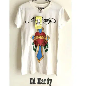 Ed Hardy 에드하디 y2k LOVE 티셔츠 XS