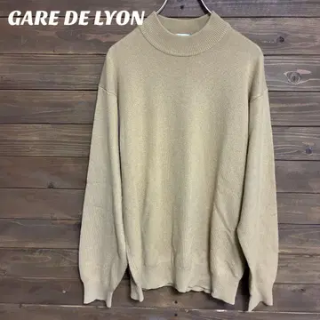 [ GARE DE LYON ] 일본제 모크넥 캐시미어 스웨터 XL