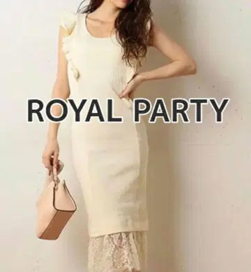 ROYAL PARTY 슬리브리스 니트 원피스